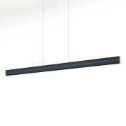 LED-hengelampe Runa, svart, lengde 132 cm