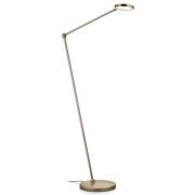 LED-gulvlampe Thea-S, bevegelsesstyring, bronse