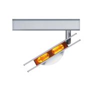 GRIMMEISEN Slide Movex LED-spot 80°/80° dim hvit