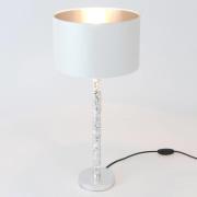 Bordlampe Cancelliere Rotonda hvit/sølv 57 cm