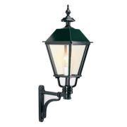 Utendørs vegglampe Bergen, svart, høyde 80 cm, metall, IP44