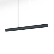 LED-hengelampe Runa, svart, lengde 92 cm