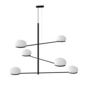 LEDS-C4 Coco Chandelier hengelampe, svart/hvit