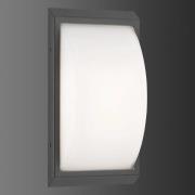 Utendørs vegglampe 053 i stål, grafitt