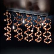 Spiralformet taklampe COPPER