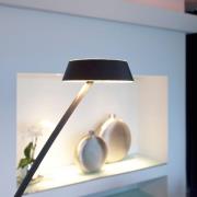 OLIGO Glance LED-gulvlampe bøyd, svart matt