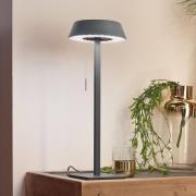 OLIGO Glance LED-bordlampe, grå matt