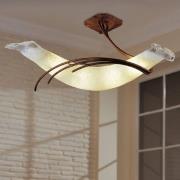 Designer taklampe ROMA 30 kobberrød