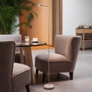 Vibia Pin 1660 LED-gulvlampe, 125 cm, kremfarget