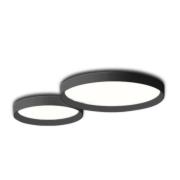 Vibia Up – enkel LED-taklampe i grafitt