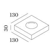 WEVER &amp; DUCRÉ Leens 2.0 LED-vegglampe hvit