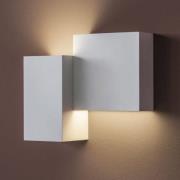 Vibia Structural 2602 LED-vegglampe, lysegrå