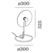 WEVER & DUCRÉ Mirro bordlampe 1.0 svart/gull