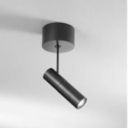 Egger DLS LED-spot Zooom XL, utenpåliggende, 2700K, svart