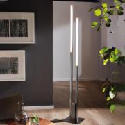 EGLO connect Fraioli-Z LED-gulvlampe nikkel matt