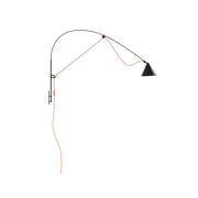 midgard AYNO wall L vegglampe svart/oransje 930