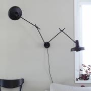 GRUPA Arigato vegglampe 2 lyskilder 70 cm svart