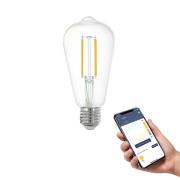 EGLO connect E27 ST64-lampe 6W 806lm 2700K