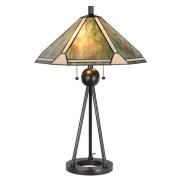 Bordlampe 5LL-6165 med Tiffany-utseende, Ø 50 cm