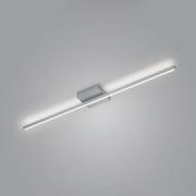 LED-taklampe Nouri up/down 1 lyskilde nikkel