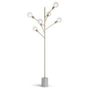 Modo Luce Baobab gulvlampe 6 lyskilder matt gull