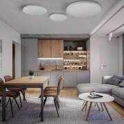 Downlight Eye, høyde 40 cm, hvit