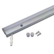 LED-benkbelysning ModuLite F, aluminium, 45 cm, 3 000 K, aluminium