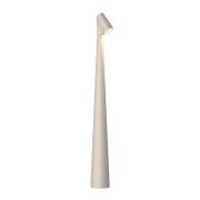 Vibia LED-bordlampe Africa, høyde 45 cm, lys beige