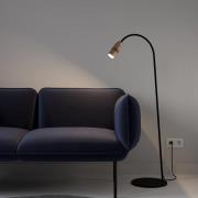 Neo! Floor LED-gulvlampe dimbar kobber/svart