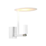 LED-vegglampe Kelly spot justerbar hvit/nikkel