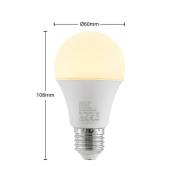 LED-pære E27 A60 9,5W 3 000 K opal 6 stk