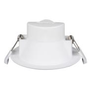 Prios LED-innbyggingslampe Rida, sett med 3 stk, hvit, 19 cm, CCT, IP4...