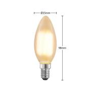 LED-pære E14 4W 2 700 K mignon dimbar matt 3stk