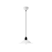 Stilnovo Lampiatta LED-hengelampe, Ø 28 cm, hvit