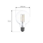 LUUMR Smart LED E27 G95 7W klar ZigBee Hue