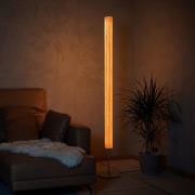 LeuchtNatur Gracia, med stang, nøttetrærfot svart