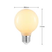 LED-pære E27 4W G80 2 700 K opal 2 stk