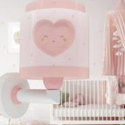 Dalber Baby Dreams vegglampe med støpsel, rosa