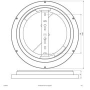 EVN ALR LED-panel hvitt 15W Ø30cm 3 000K