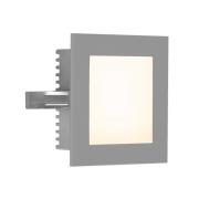 EVN P2180 LED innfelt vegglampe, 3000 K, sølv