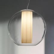 Modo Luce Bolla hengelampe stoff hvit Ø 60 cm