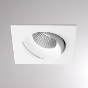 Kalio LED-downlight kantet 2 700 K 24° hvit