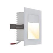 EVN P2170 LED innfelt vegglampe, 3 000 K, sølv