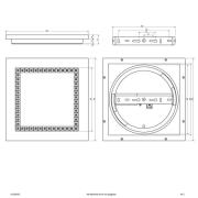 EVN ALQ LED-panel hvitt 15W 30x30cm 3 000K