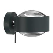 Puk Maxx Wall+ LED, klare linser, antracitt/krom