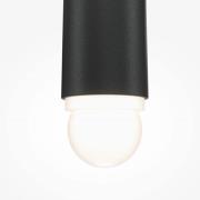 Maytoni Cascade LED-pendel, svart, 1-lampe