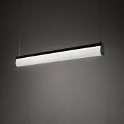 Slamp Modula LED-pendellampe, krystall, svart