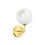 Design By Us Vegglampe Ballroom Short, hvit/gull, bryter