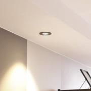 Arcchio LED-downlight Jyra, svart, 2700K