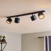 Downlight Bot, svart, 4 lyskilder